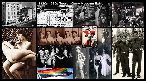 1920s 1930s Tucson Gay Museum Exhibit Copyright Protected