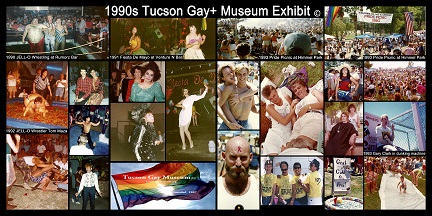1990s Tucson Gay Museum History Exhibit Copyright Protected  